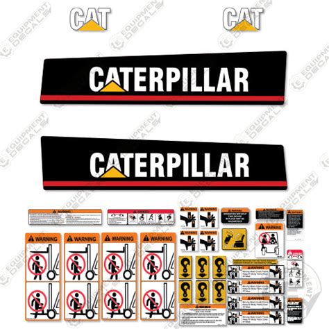 caterpillar forklift decal kit